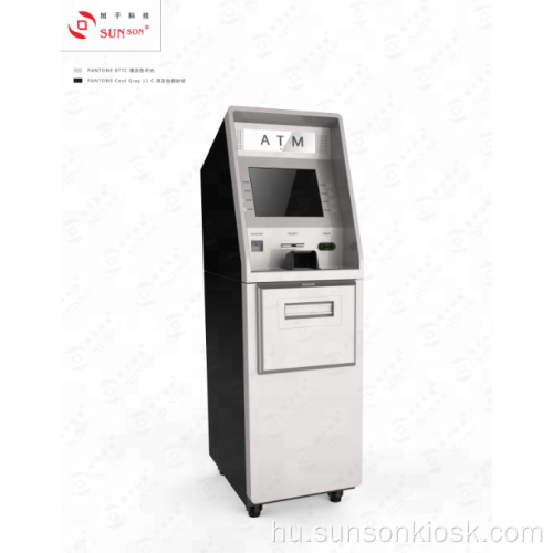 Önkiszolgáló kiszállási kioszk gép ATM